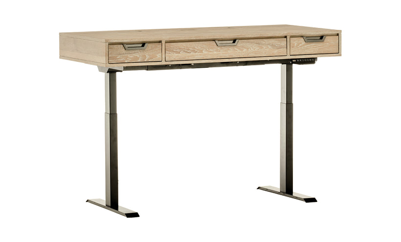 Harper Point Khaki Adjustable Desk